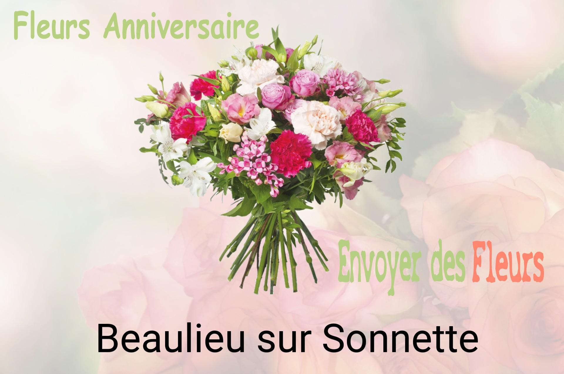 Bouquet de fleurs d’anniversaire livré à Beaulieu-sur-Sonnette