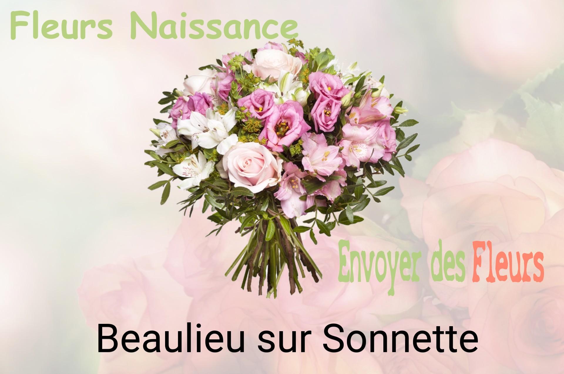 Bouquet de fleurs de naissance livré à Beaulieu-sur-Sonnette